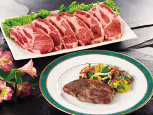 【冷凍】B18 イベリコ豚ステーキ用(ベジョータ)100g x6