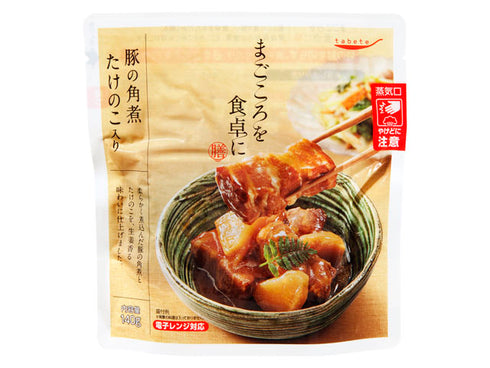 tabeteまごころを食卓に 膳 豚の角煮たけのこ入り 140g 5個セット