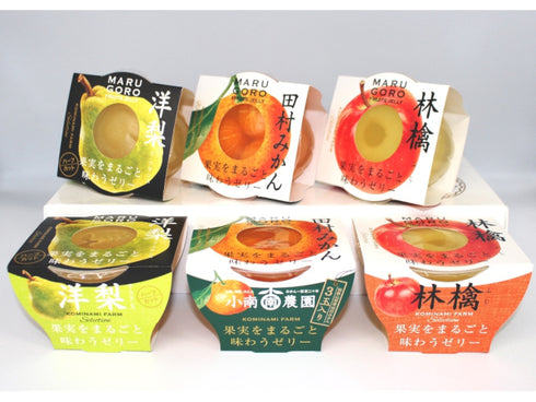 みかん・林檎・ラフランスゼリー 6個 x1