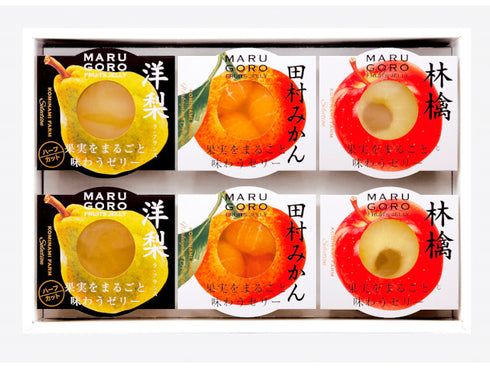 みかん・林檎・ラフランスゼリー 6個 x1
