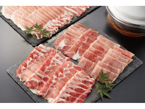 【冷凍】 宮崎県 霧島黒豚しゃぶしゃぶ用詰合せ