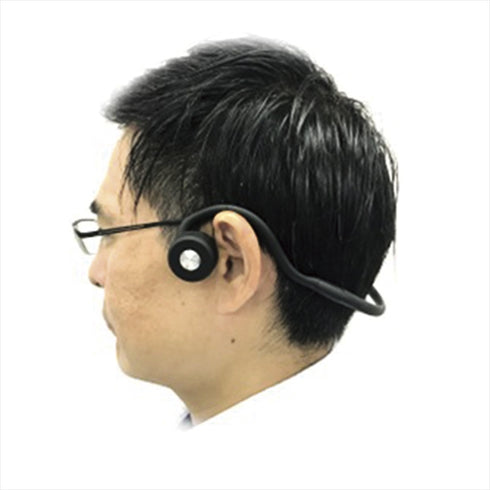 集音器付 ワイヤレス骨伝導ヘッドフォン DenDen DenDen01