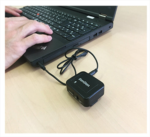 集音器付 ワイヤレス骨伝導ヘッドフォン DenDen DenDen01