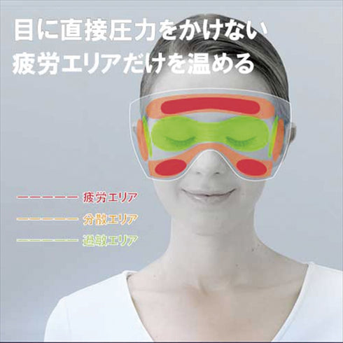 遠赤外線ヒーターシステム搭載ホットアイマスク ドリームライトヒート パープル DL-HEAT01P