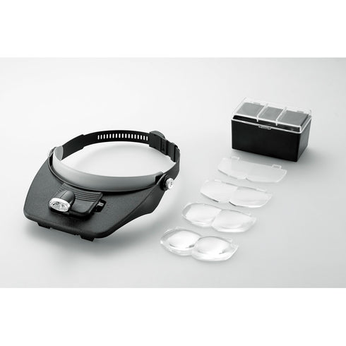 LEDライト付ヘッドルーペバイザー AY-2021