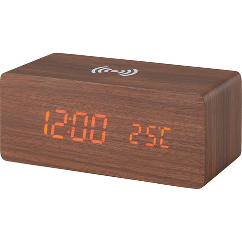 ワイヤレス充電機能付クロック 6180