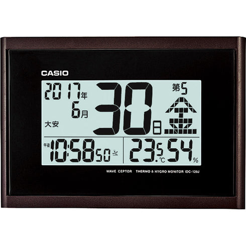 カシオ 日めくりカレンダークロック IDC-120J-5JF