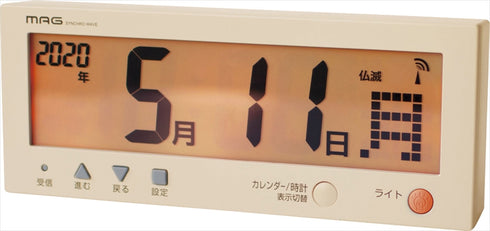 マグ 電波カレンダー こよみん W-762BE-Z