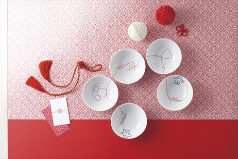 ディズニー ミッキー/LOD 小鉢揃(木箱入) 3180-01