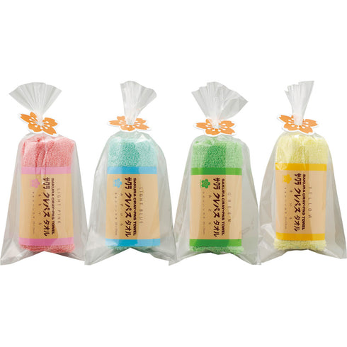 【単品】 クレパスタオル タオルハンカチ 色/指定不可 CR1203