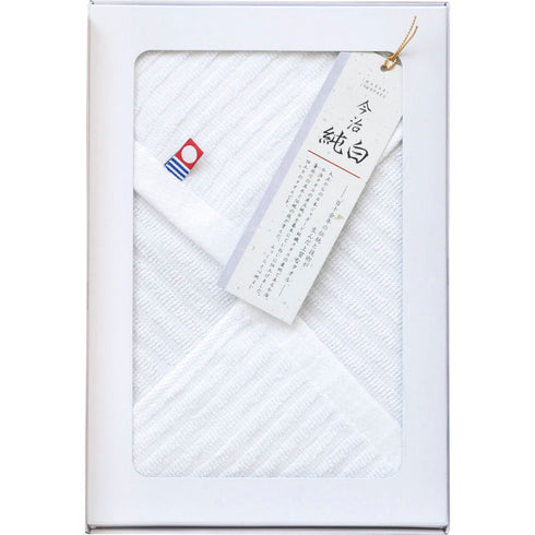 今治純白 純晒しハンドタオル1P TMS0407791