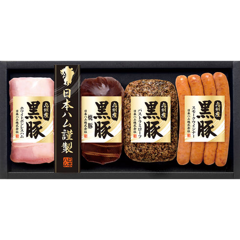 日本ハム 九州産黒豚 ハムギフト TKB-410【送料無料・同梱不可】