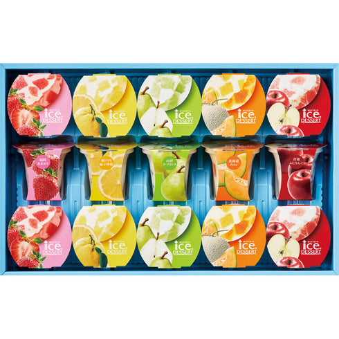 ひととえ 凍らせて食べるアイスデザート ~国産フルーツ入り~ IDD-30
