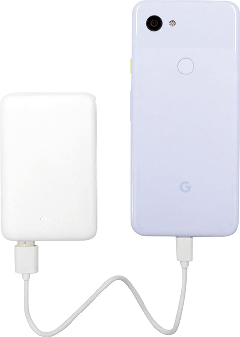 モバイルバッテリー 5000mAh ホワイト HD-MBTC5000GF WH