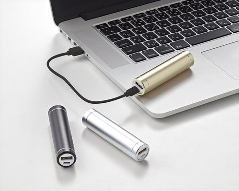 コンパクトモバイルバッテリー2000mAh ゴールド SW-155