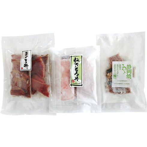 【送料無料】 焼津石原水産 鮪とうなぎの静岡海鮮丼 10390【お歳暮 御歳暮 お年賀 御年始 ギフト 贈り物 贈答 プレゼント 内祝い 帰省 おうちグルメ 水産加工品 詰め合わせ セット まぐろ マグロ 鰻 ウナギ ひつまぶし 惣菜】