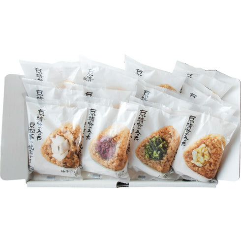 【送料無料】 京都どんぐり 京漬物の入った京都米の焼おにぎりセット