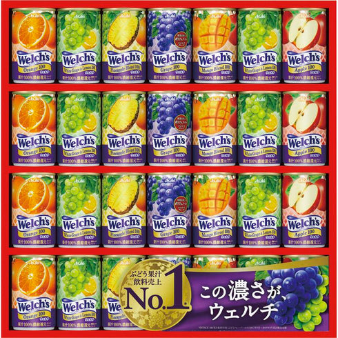カルピス ウェルチギフト W30N【お歳暮 御歳暮 お年賀 御年始 ギフト 贈り物 贈答 プレゼント 日持ち 缶 フルーツジュース 】