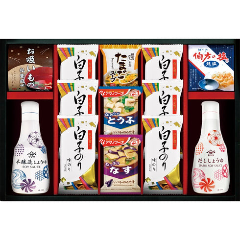 アマノフーズ&ヤマサ鮮度しょうゆ詰合せ AY-30