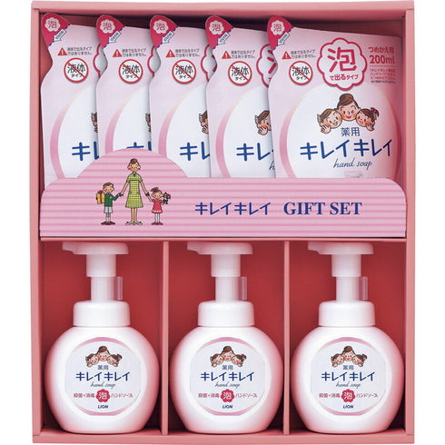 ライオン キレイキレイギフトセット LKG-30Y【ギフト 贈り物 御歳暮 お歳暮 内祝い 御祝 御礼 お年賀 御年賀 詰め合わせ セット ハンドソープ はんどそーぷ 手洗い 泡 本体 詰め替え用 LION Lion】