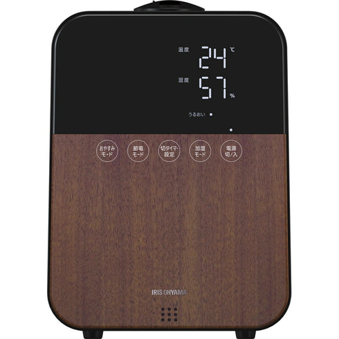 アイリスオーヤマ ハイブリッド式加湿器 木目 TM